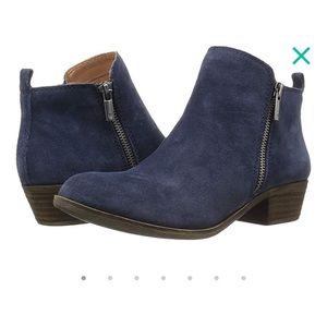 🔅MOVING SALE!🔅Lucky Brand Blue Suede Booties